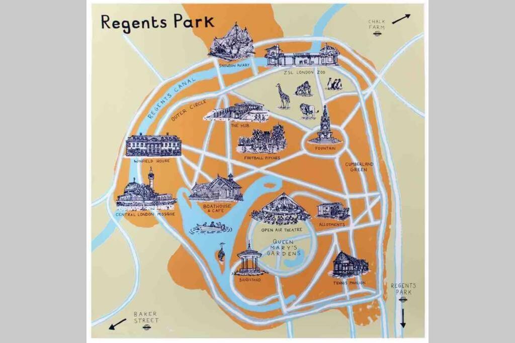 Marylebone Mayfair Hyde & Regents Park W1 Londen Buitenkant foto